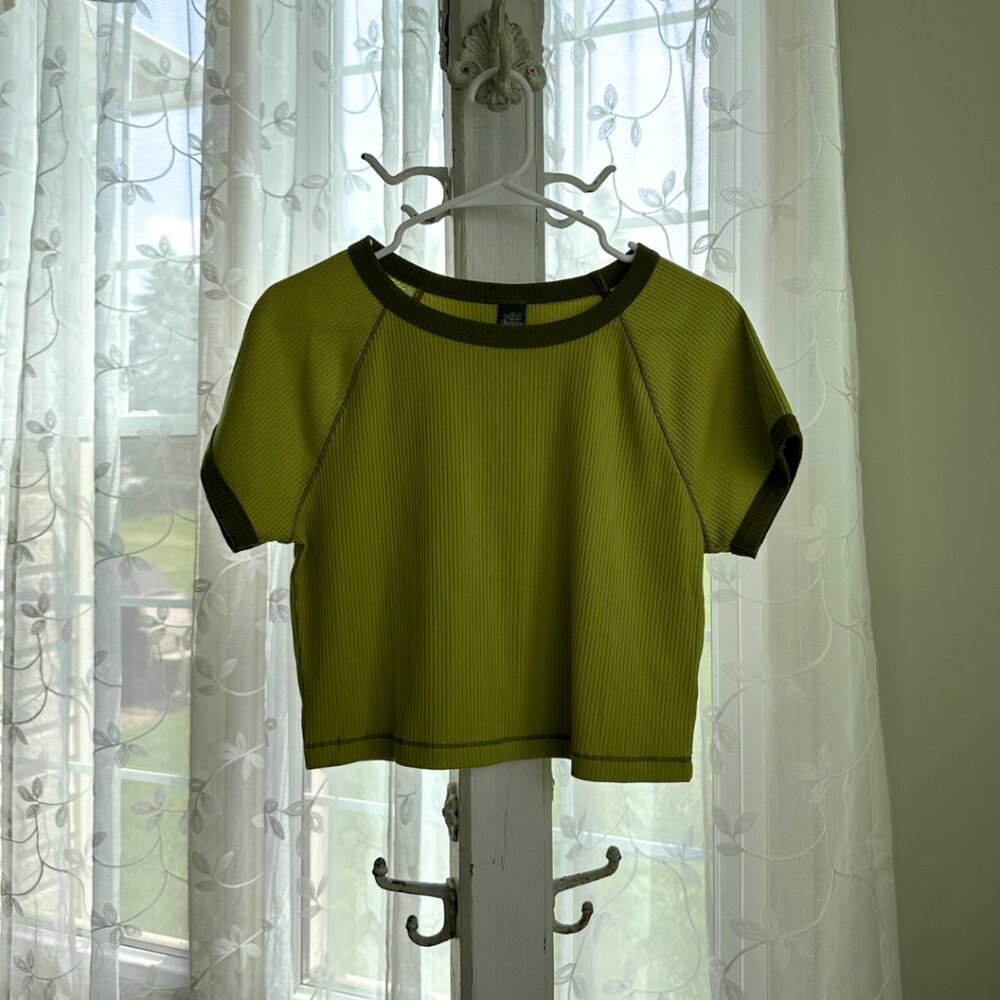 Green Two Tone Shirt